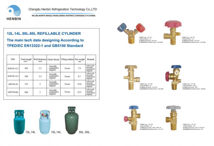 Disposable Cylinder Refrigerant Gas R290 with High Purity