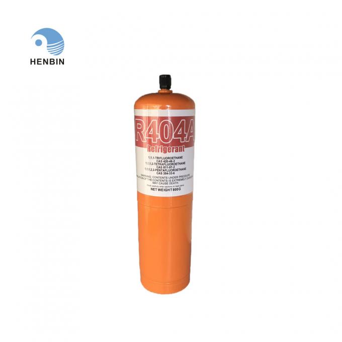 800g R404A خنک کننده ظرف کوچک 99.90%-99.97% خلوص غیر قابل اشتعال 5