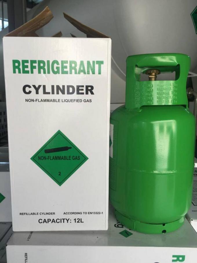 Refrigerant Gas R410A with Disposable Cylinder and Recyclable Cylinder